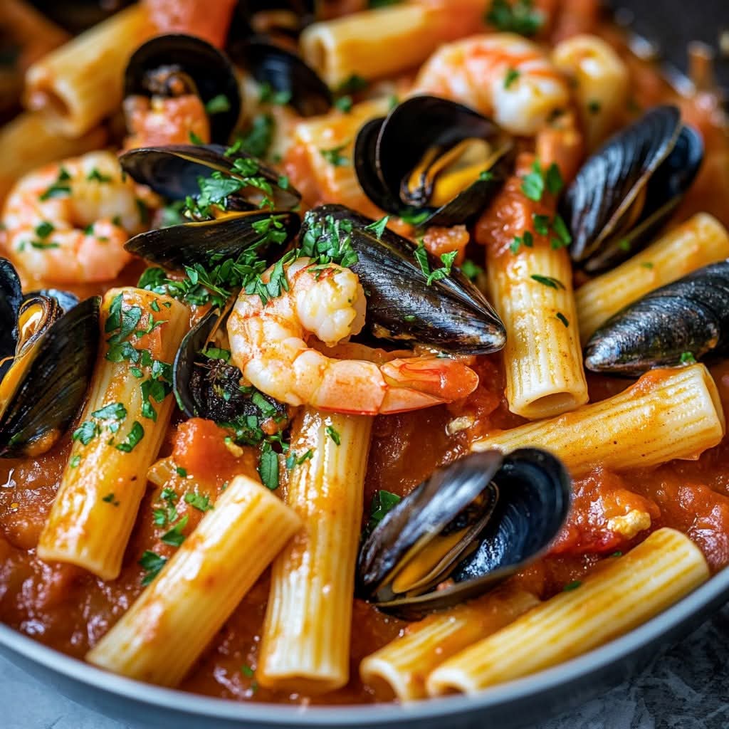 Rigatoni ai Frutti di Mare